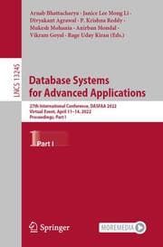 Cover von Database Systems for Advanced Applications