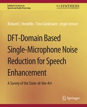 Cover von DFT-Domain Based Single-Microphone Noise Reduction for Speech Enhancement