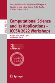 Cover von Computational Science and Its Applications - ICCSA 2022 Workshops