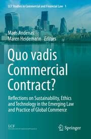 Cover von Quo vadis Commercial Contract?