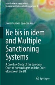 Cover von Ne bis in idem and Multiple Sanctioning Systems