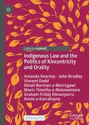Cover von Indigenous Law and the Politics of Kincentricity and Orality