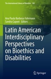 Cover von Latin American Interdisciplinary Perspectives on Bioethics and Disabilities