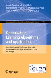 Cover von Optimization, Learning Algorithms and Applications
