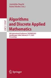 Cover von Algorithms and Discrete Applied Mathematics