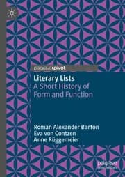 Cover von Literary Lists