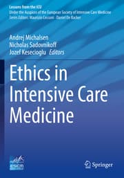 Cover von Ethics in Intensive Care Medicine