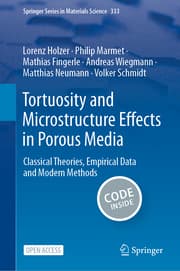 Cover von Tortuosity and Microstructure Effects in Porous Media