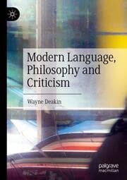Cover von Modern Language, Philosophy and Criticism