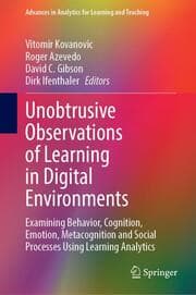 Cover von Unobtrusive Observations of Learning in Digital Environments