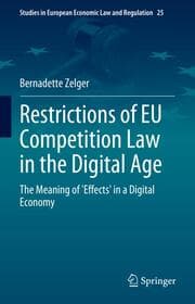 Cover von Restrictions of EU Competition Law in the Digital Age