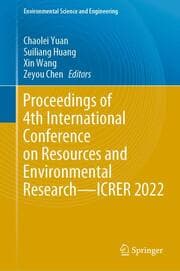 Cover von Proceedings of 4th International Conference on Resources and Environmental ResearchICRER 2022