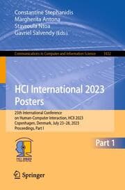 Cover von HCI International 2023 Posters