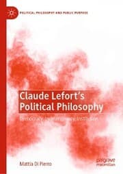 Cover von Claude Lefort's Political Philosophy