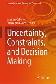 Cover von Uncertainty, Constraints, and Decision Making
