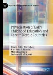 Cover von Privatization of Early Childhood Education and Care in Nordic Countries