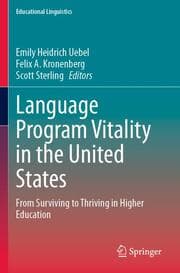 Cover von Language Program Vitality in the United States