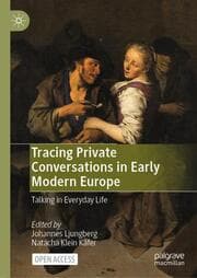 Cover von Tracing Private Conversations in Early Modern Europe