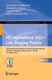 Cover von HCI International 2023 - Late Breaking Posters