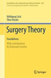 Cover von Surgery Theory