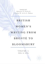 Cover von British Women's Writing from Brontë to Bloomsbury, Volume 3