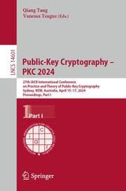 Cover von Public-Key Cryptography - PKC 2024