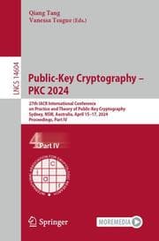 Cover von Public-Key Cryptography - PKC 2024