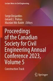 Cover von Proceedings of the Canadian Society for Civil Engineering Annual Conference 2023, Volume 5