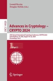 Cover von Advances in Cryptology - CRYPTO 2024