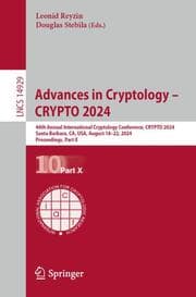 Cover von Advances in Cryptology - CRYPTO 2024