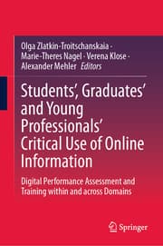 Cover von Students, Graduates and Young Professionals Critical Use of Online Information