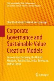 Cover von Corporate Governance and Sustainable Value Creation Models