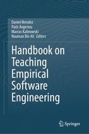 Cover von Handbook on Teaching Empirical Software Engineering