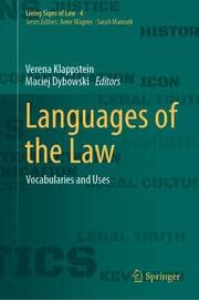 Cover von Languages of the Law