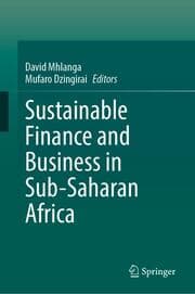 Cover von Sustainable Finance and Business in Sub-Saharan Africa