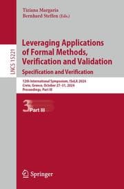 Cover von Leveraging Applications of Formal Methods, Verification and Validation. Specification and Verification