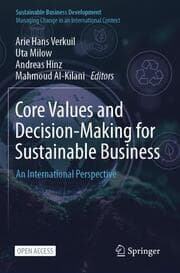 Cover von Core Values and Decision-Making for Sustainable Business