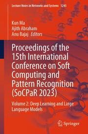 Cover von Proceedings of the 15th International Conference on Soft Computing and Pattern Recognition (SoCPaR 2023)