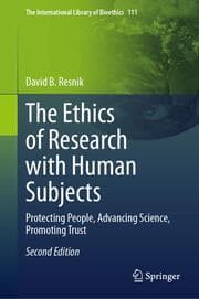 Cover von The Ethics of Research with Human Subjects