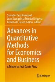 Cover von Advances in Quantitative Methods for Economics and Business