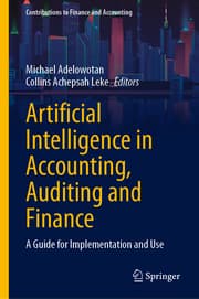 Cover von Artificial Intelligence in Accounting, Auditing and Finance