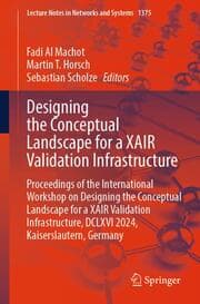 Cover von Designing the Conceptual Landscape for a XAIR Validation Infrastructure