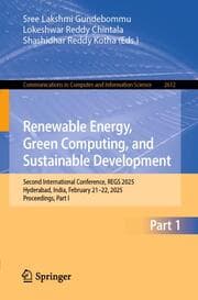 Cover von Renewable Energy, Green Computing, and Sustainable Development