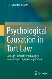 Cover von Psychological Causation in Tort Law