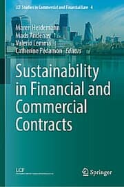 Cover von Sustainability in Financial and Commercial Contracts