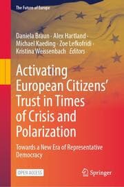 Cover von Activating European Citizens Trust in Times of Crisis and Polarization