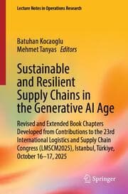 Cover von Sustainable and Resilient Supply Chains in the Generative AI Age