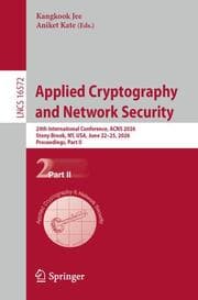Cover von Applied Cryptography and Network Security