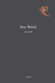 Cover von Max Wehrli 1909-1998