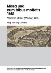 Cover von Missa una cum tribus Mottetis 1681